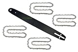 45cm 1,5 0,325' 72 TG Schwert +4X Kette...
